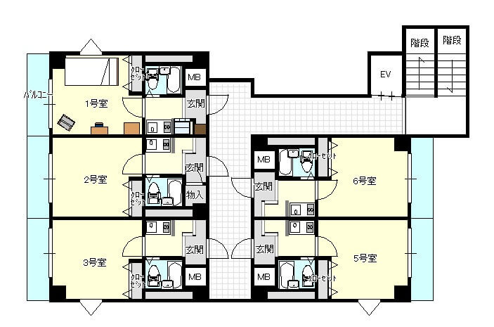 アネックス木屋間取り