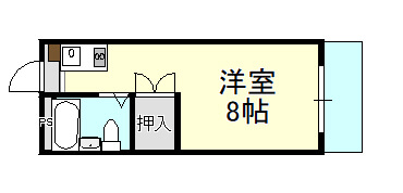 パレロワイヤル千代田町2号室間取